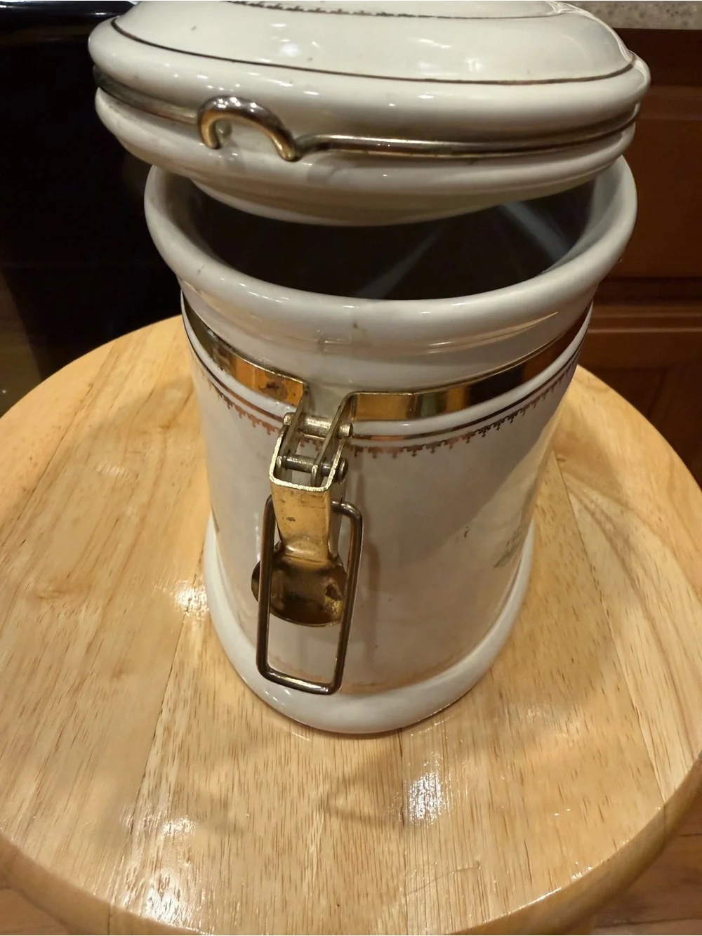 Vintage Knott’s Berry Farm Foods Fruit-Print Kitchen Storage Canister